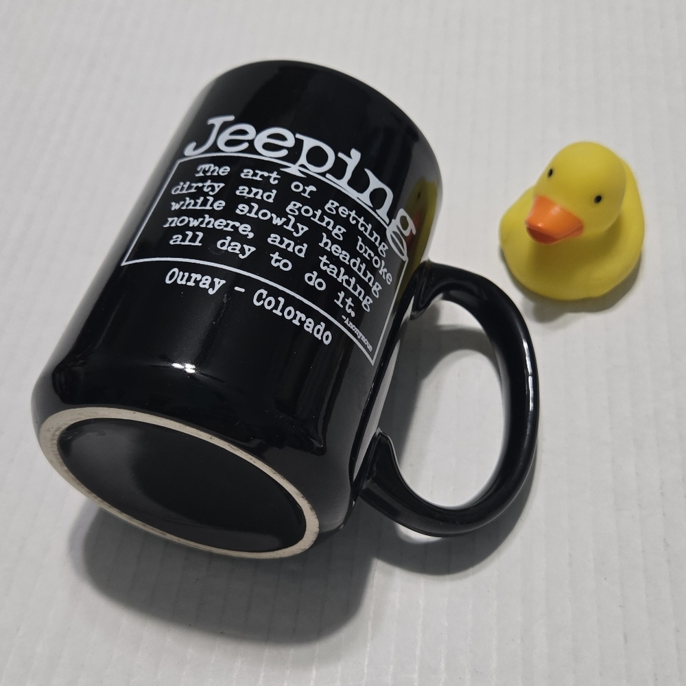 Ouray, Colorado JEEPING Jeep coffee mug BONUS rubber duck ducky